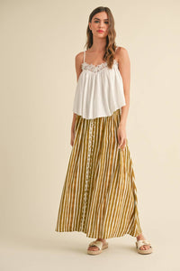 CROCHET CONTRASTED TANK TOP