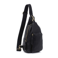 Wendall Sling Backpack in Black