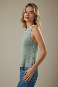 Keyhole Back Knit Tank