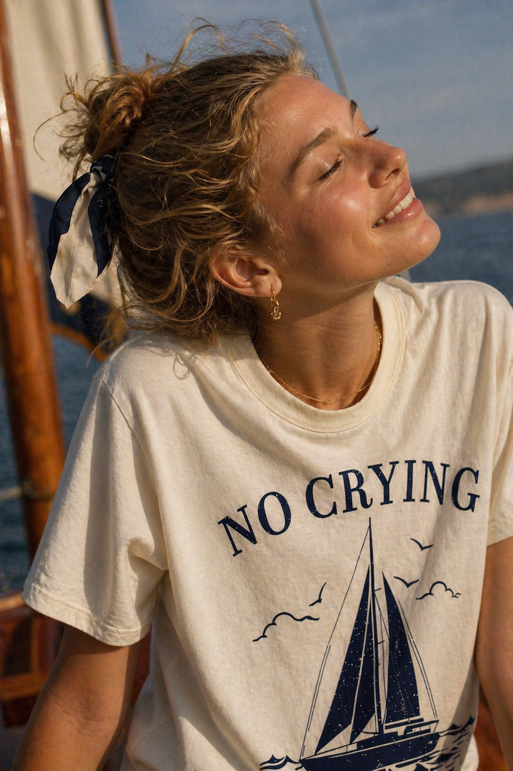 No Crying on the Yacht T-Shirt