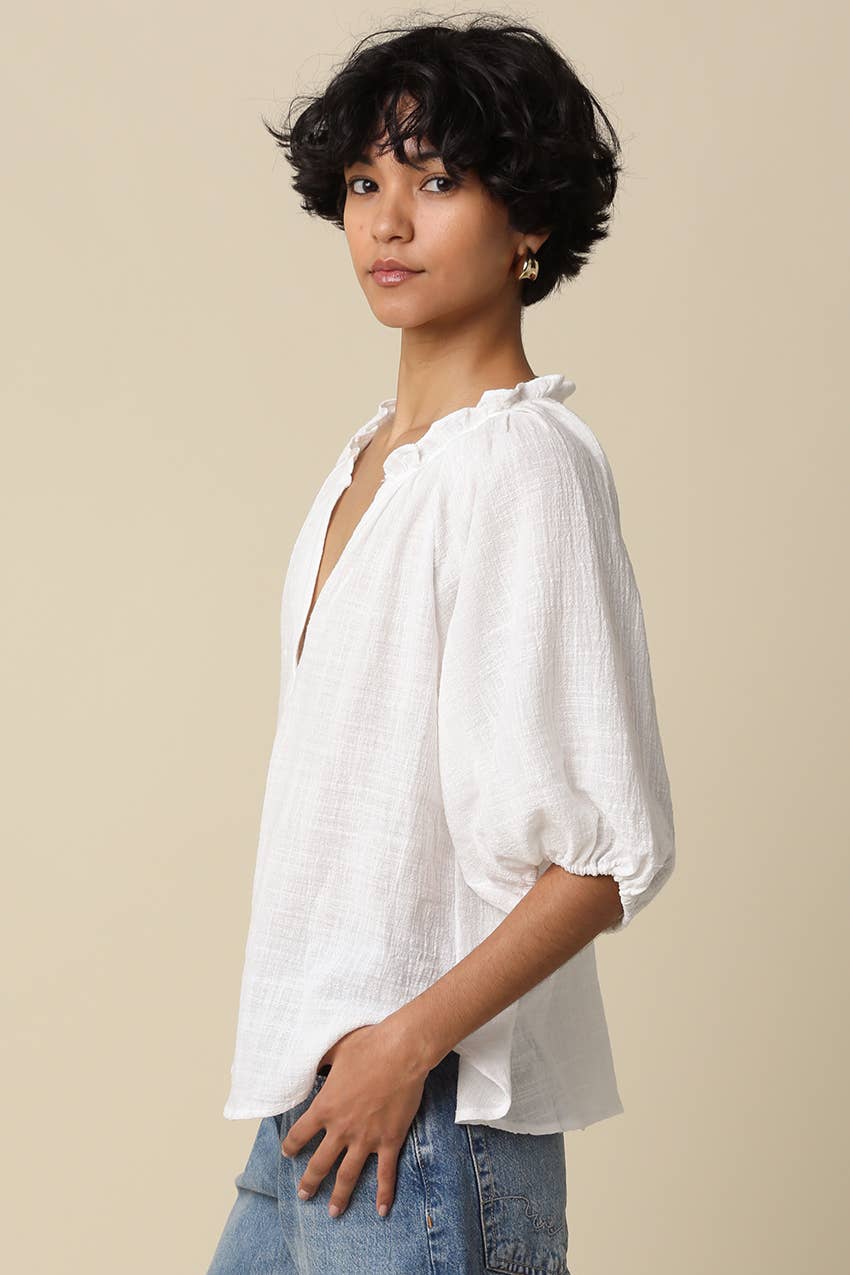 Brielle V-Neck Blouse