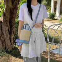 Bucket Bag Straw Handle