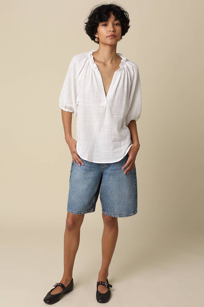 Brielle V-Neck Blouse
