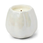 White Metallic Pumpkin Candle 9 oz