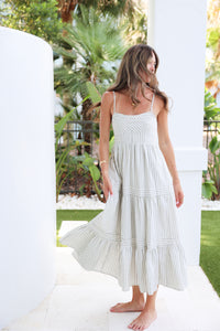 Striped Sleeveless Dress