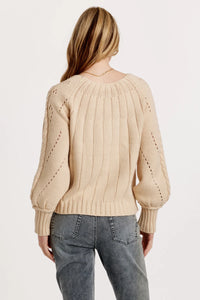 Paulette Sweater in Oyster