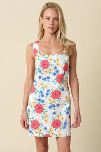 Monica Floral Print Mini Dress