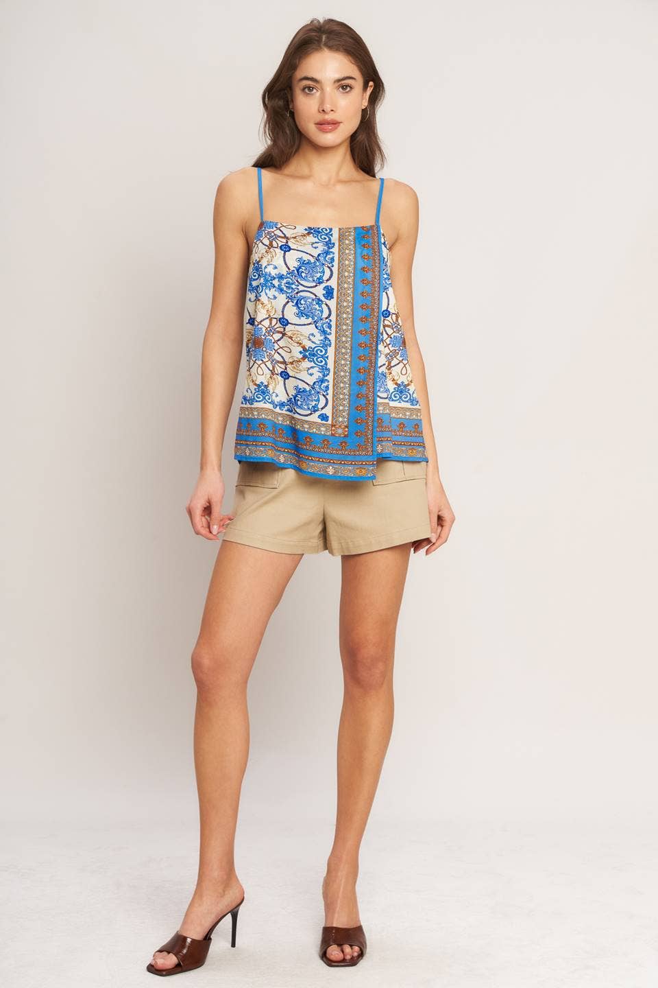 Woven Scarf Top