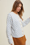 Floral Stripe Cardigan