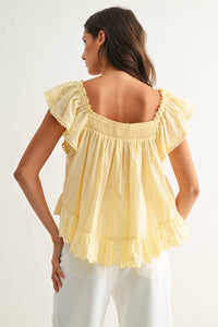 Sleeveless Lace Blouse
