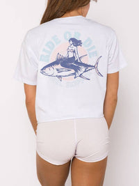Ride or Die Cropped Tee