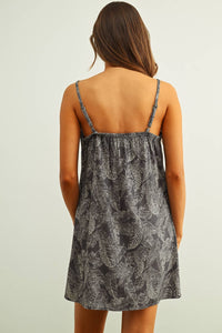 Leaf Print Dress