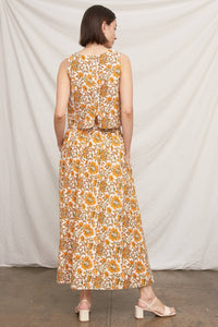 Floral Print Maxi Skirt