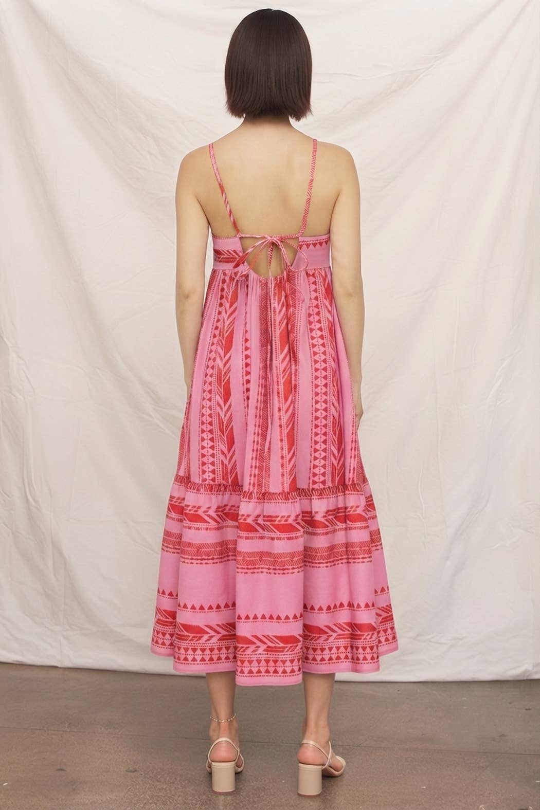 Embroidered Midi Dress