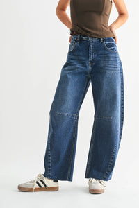 Barrel Jean Dark Denim