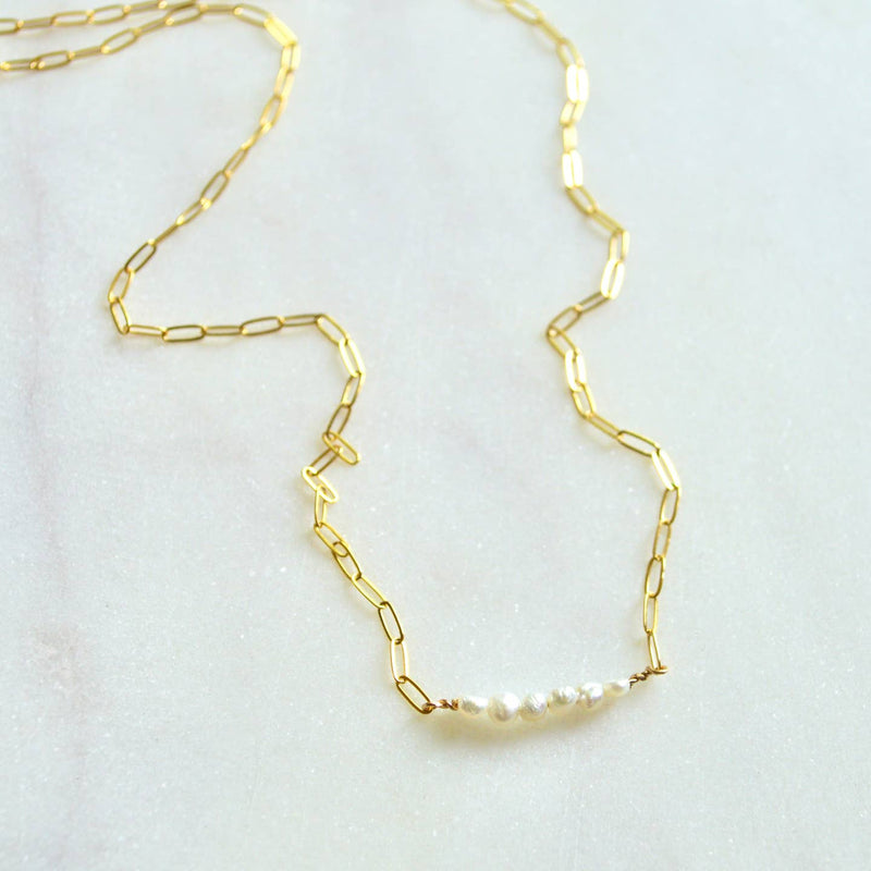 Tiny Freshwater Pearl Necklace