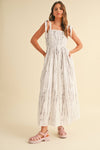 TIE DYE PRINTED LONG DRESS