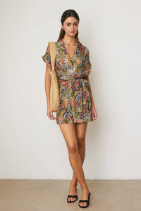 Island Waist Tie Romper