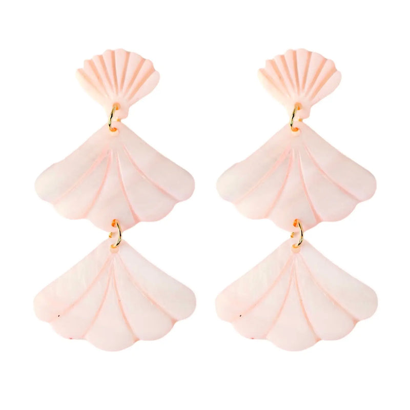 Pink Mermaid Earrings