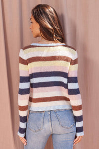 Multi Stripe Cardigan
