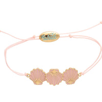 Seaside Triple Shell Slider Bracelet