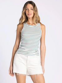 Edlin Tank Ivory Green