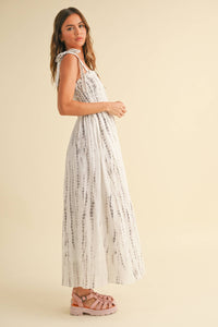 TIE DYE PRINTED LONG DRESS
