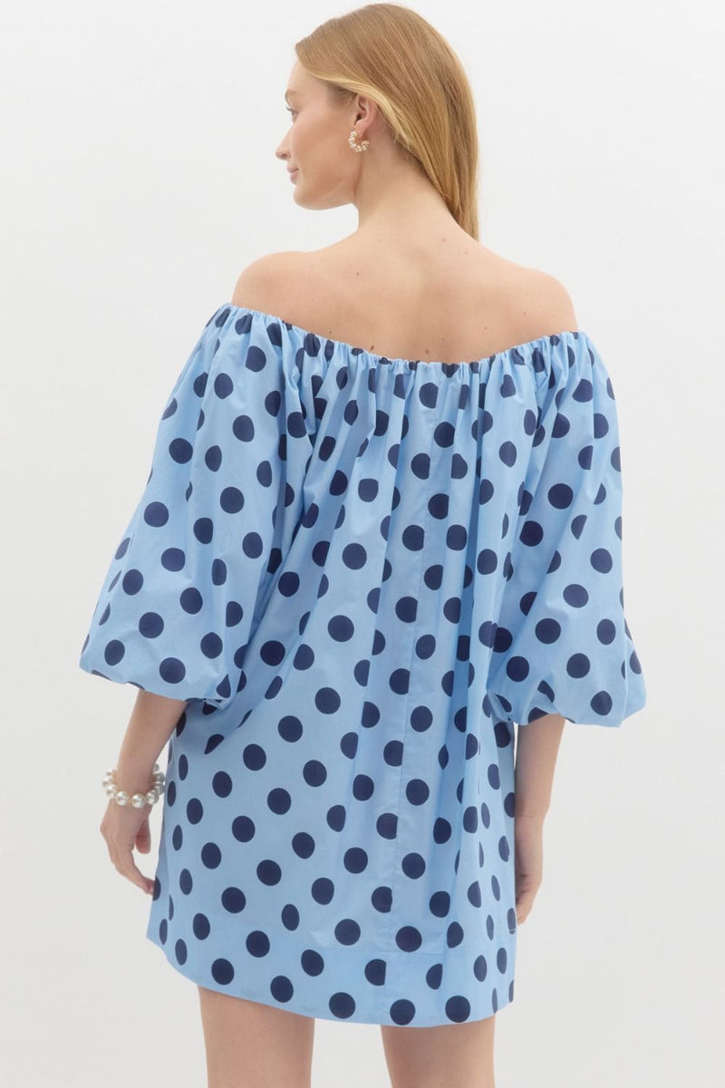 Polka Dot Mini Dress