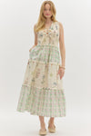 Floral Tiered Midi Dress