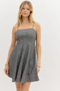 Pinstripe Pattern Dress