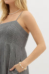 Pinstripe Pattern Dress