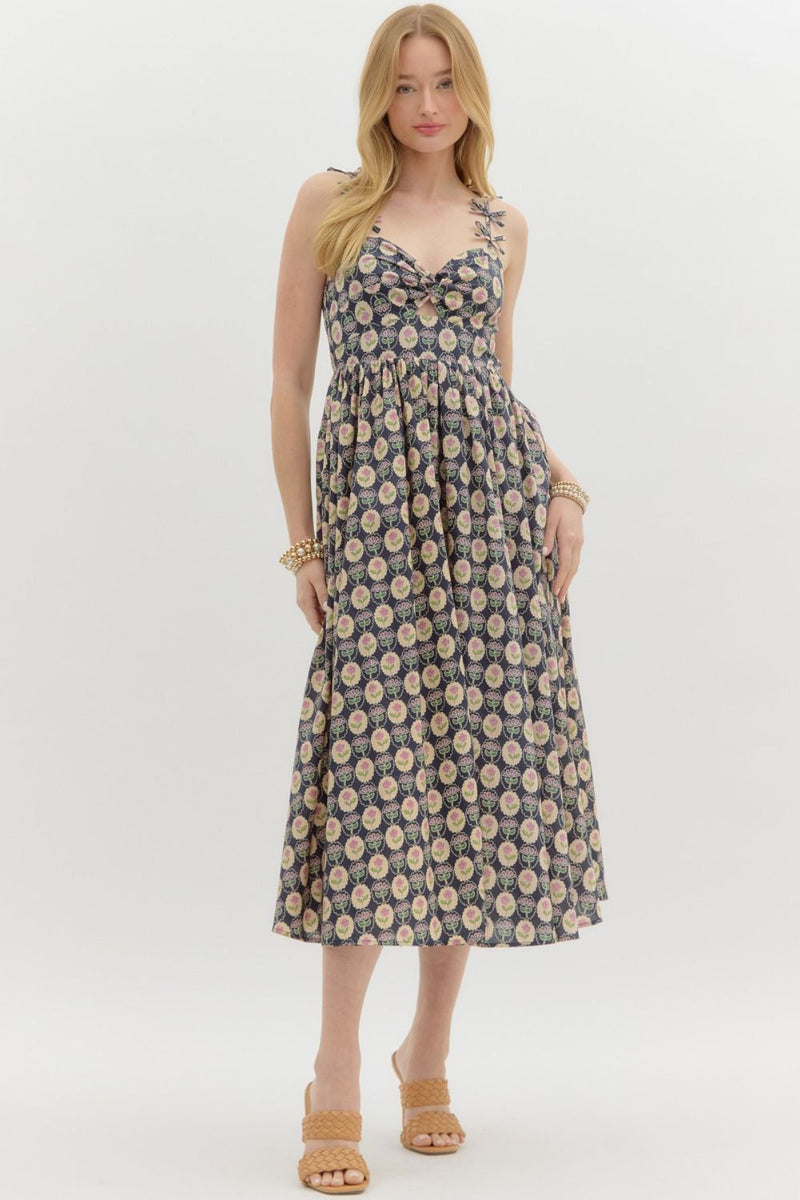 Floral Sweetheart Dress