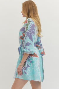 Botanical Tie Dress
