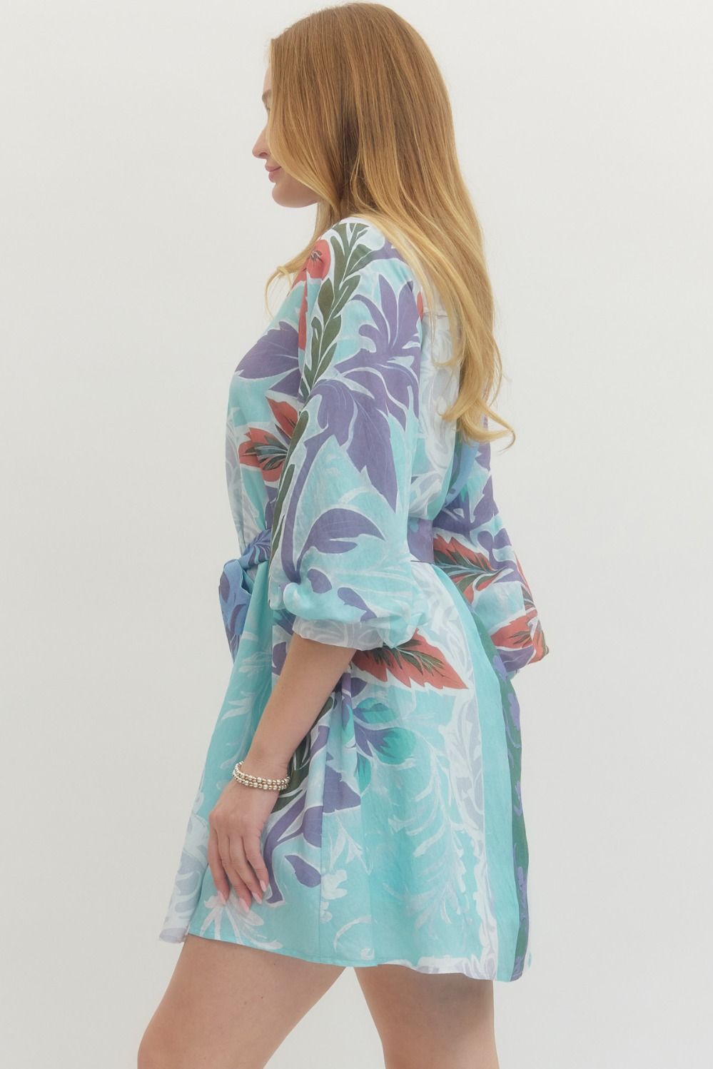 Botanical Tie Dress