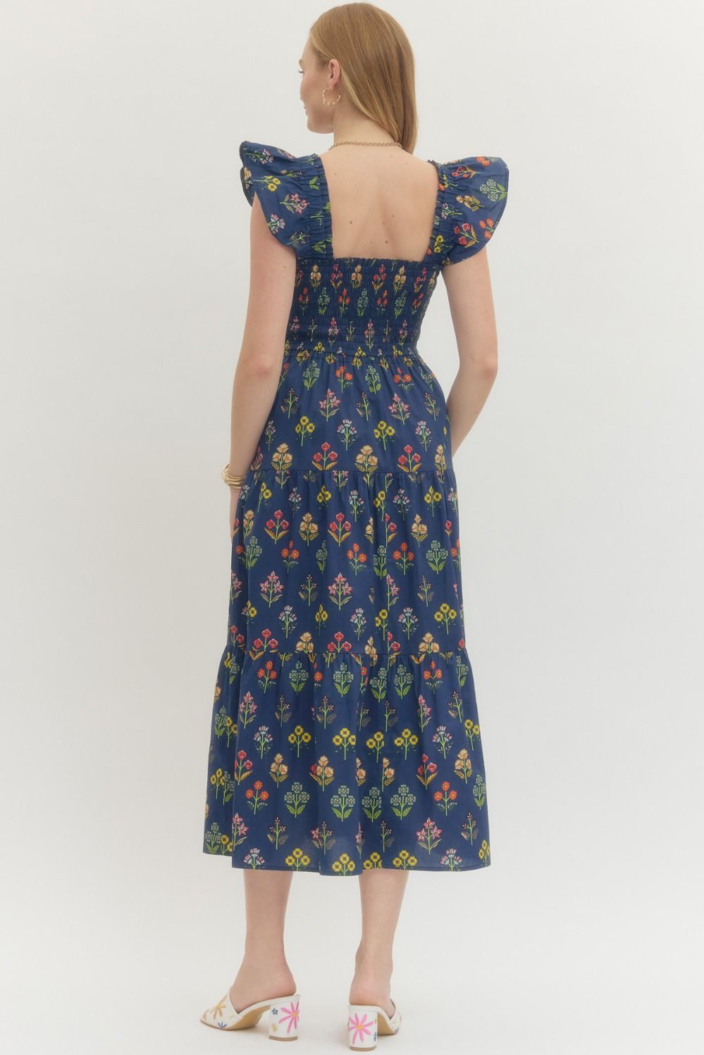 Flutter Sleeve Dress