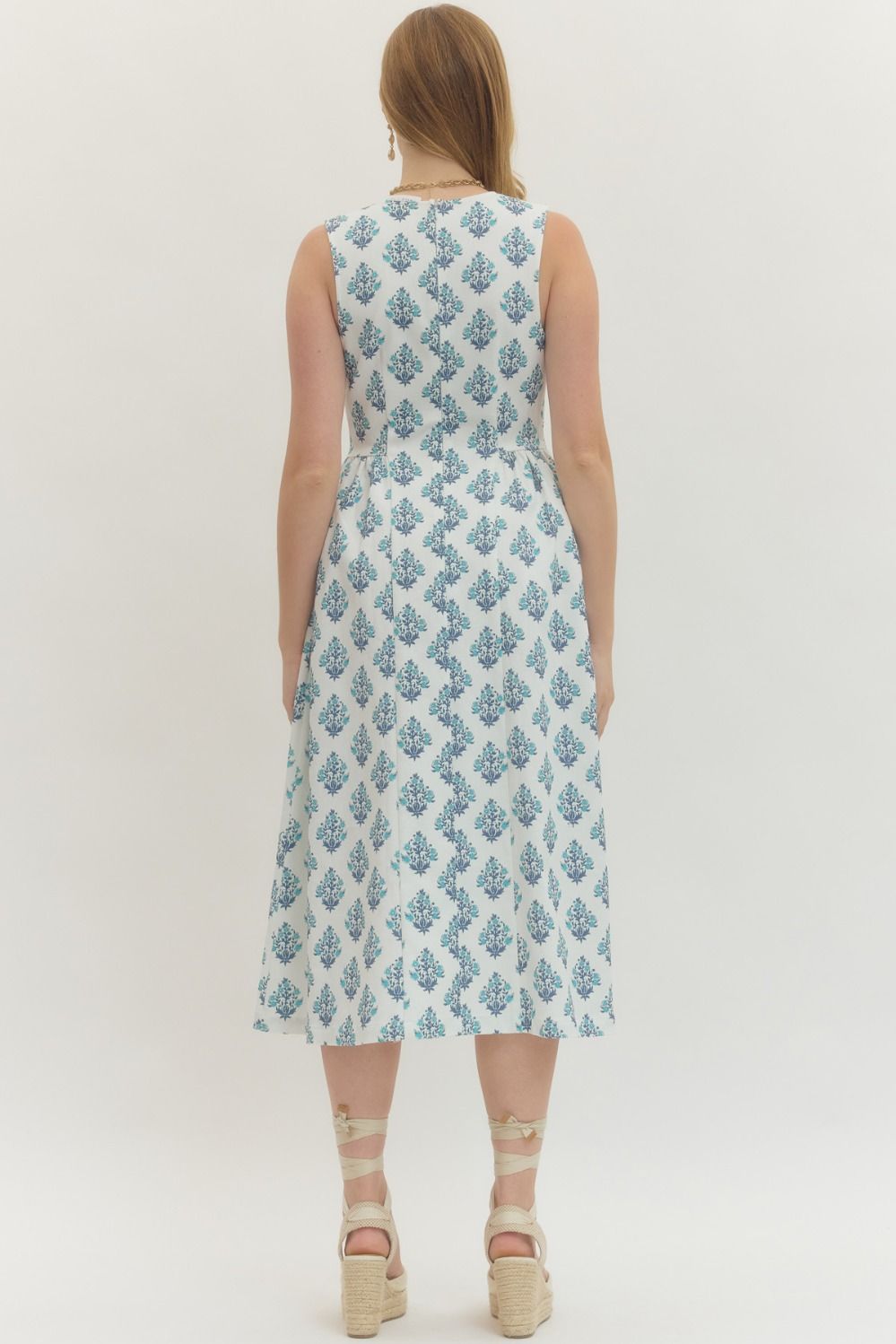 Botanical Zip Up Dress