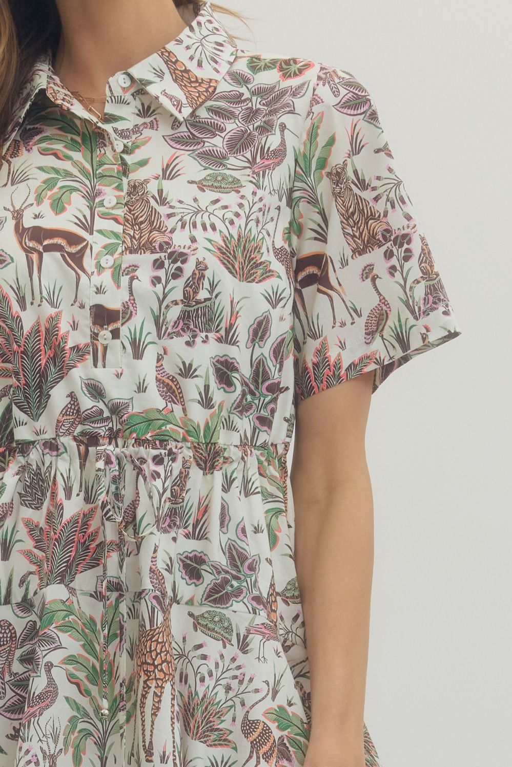 Safari Print Dress