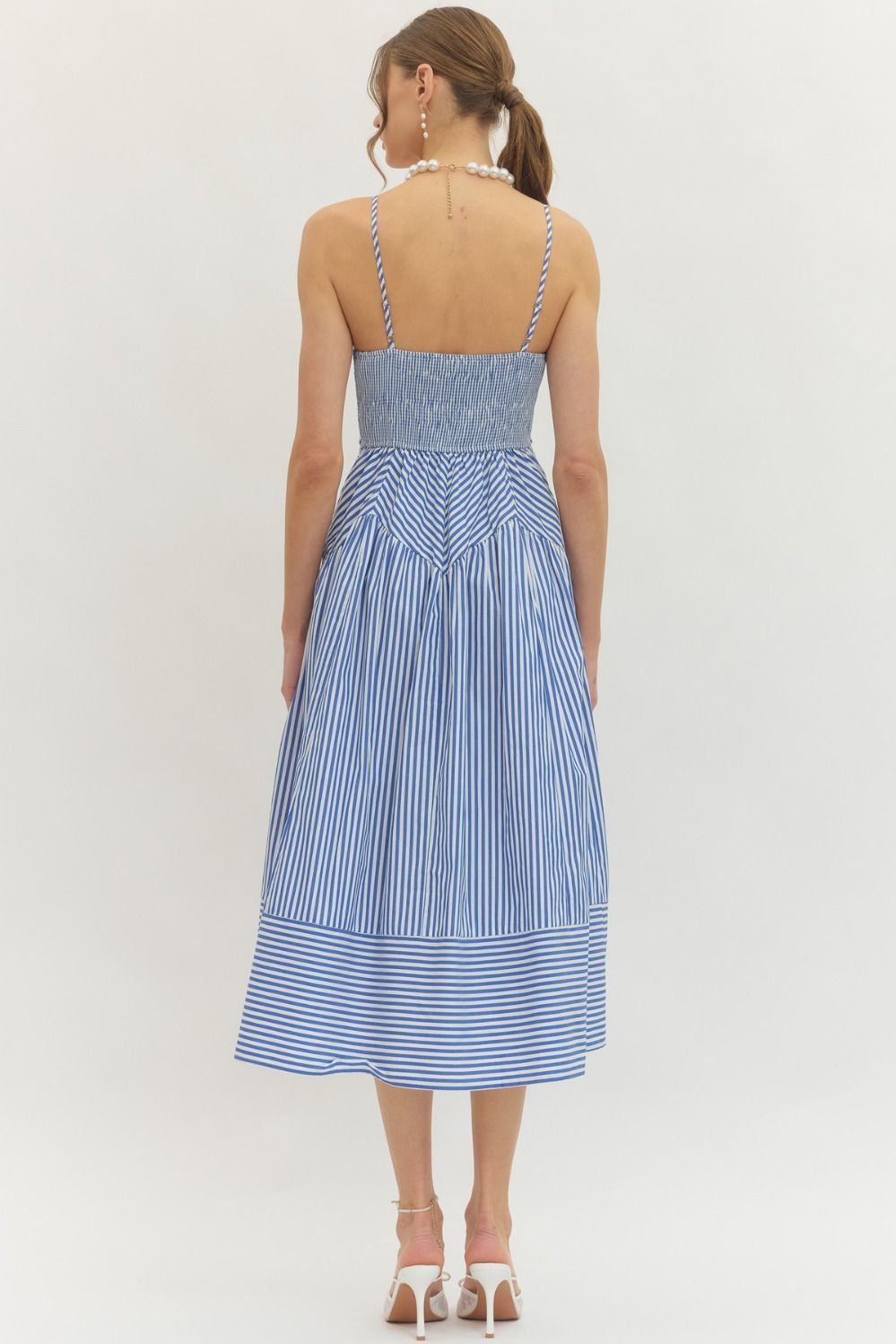 Chevron Striped Maxi Dress
