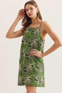 Monstera Leaf Dress