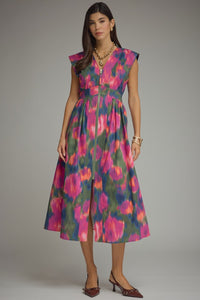 Magenta Zip Dress
