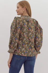 Fall Fun Floral Top