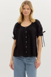 Scallop Cuff Shirt