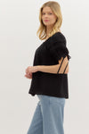 Scallop Cuff Shirt