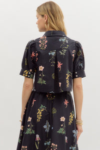 Floral Waist Length Top