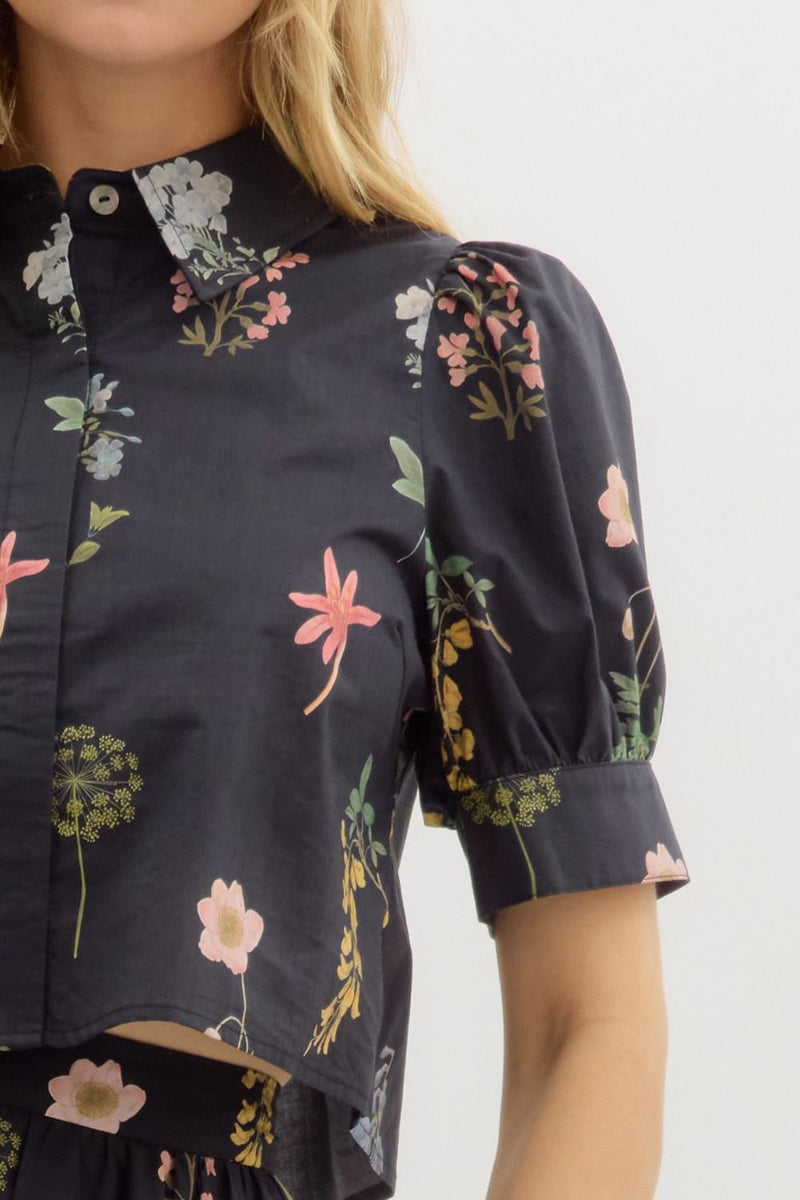 Floral Waist Length Top