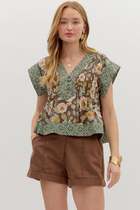 Fall Pintuck Top