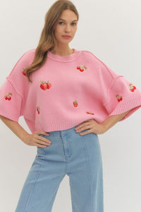 Strawberry Sweet Sweater