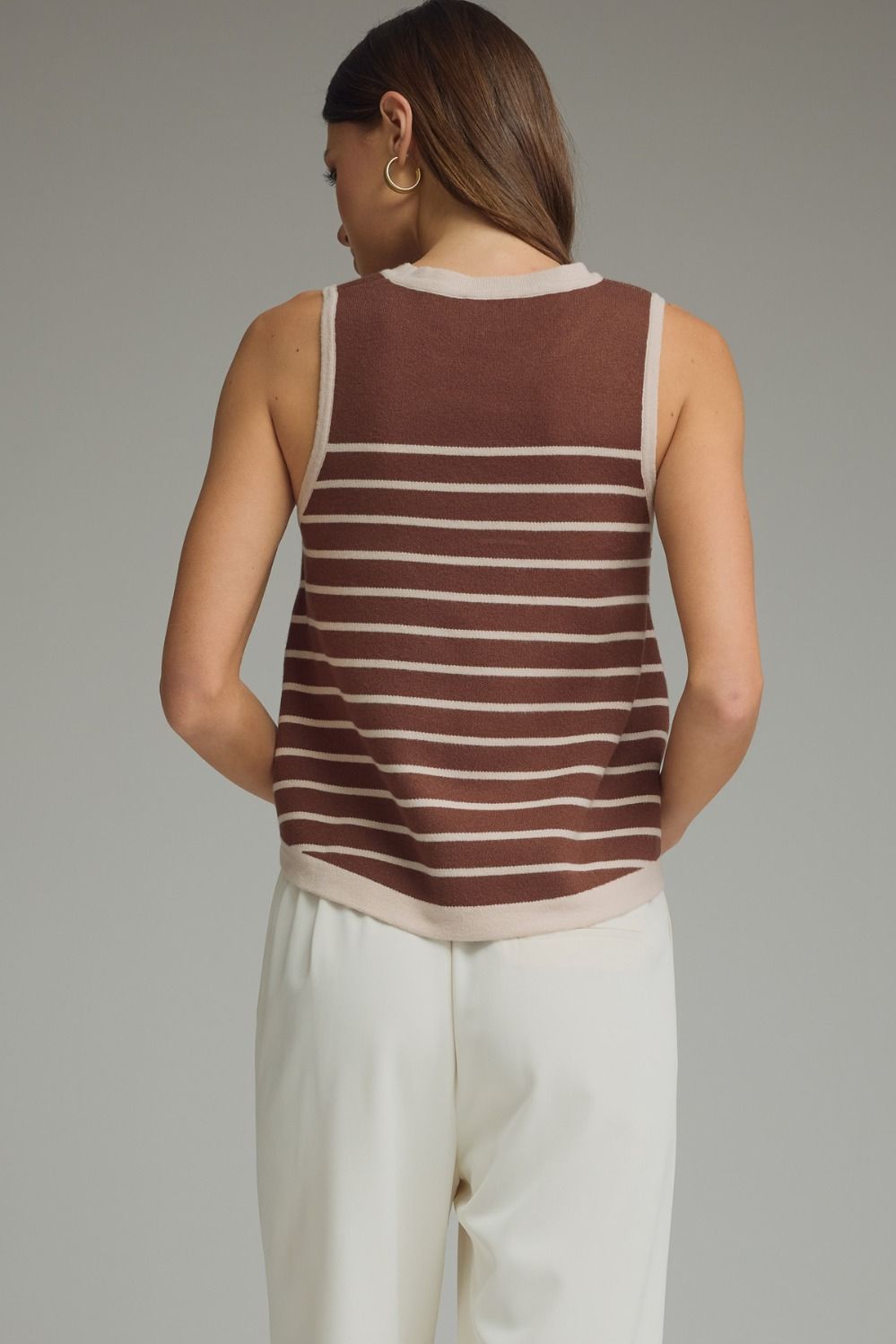 Contrast Trim Top