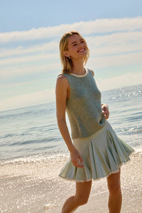 Keyhole Back Knit Tank