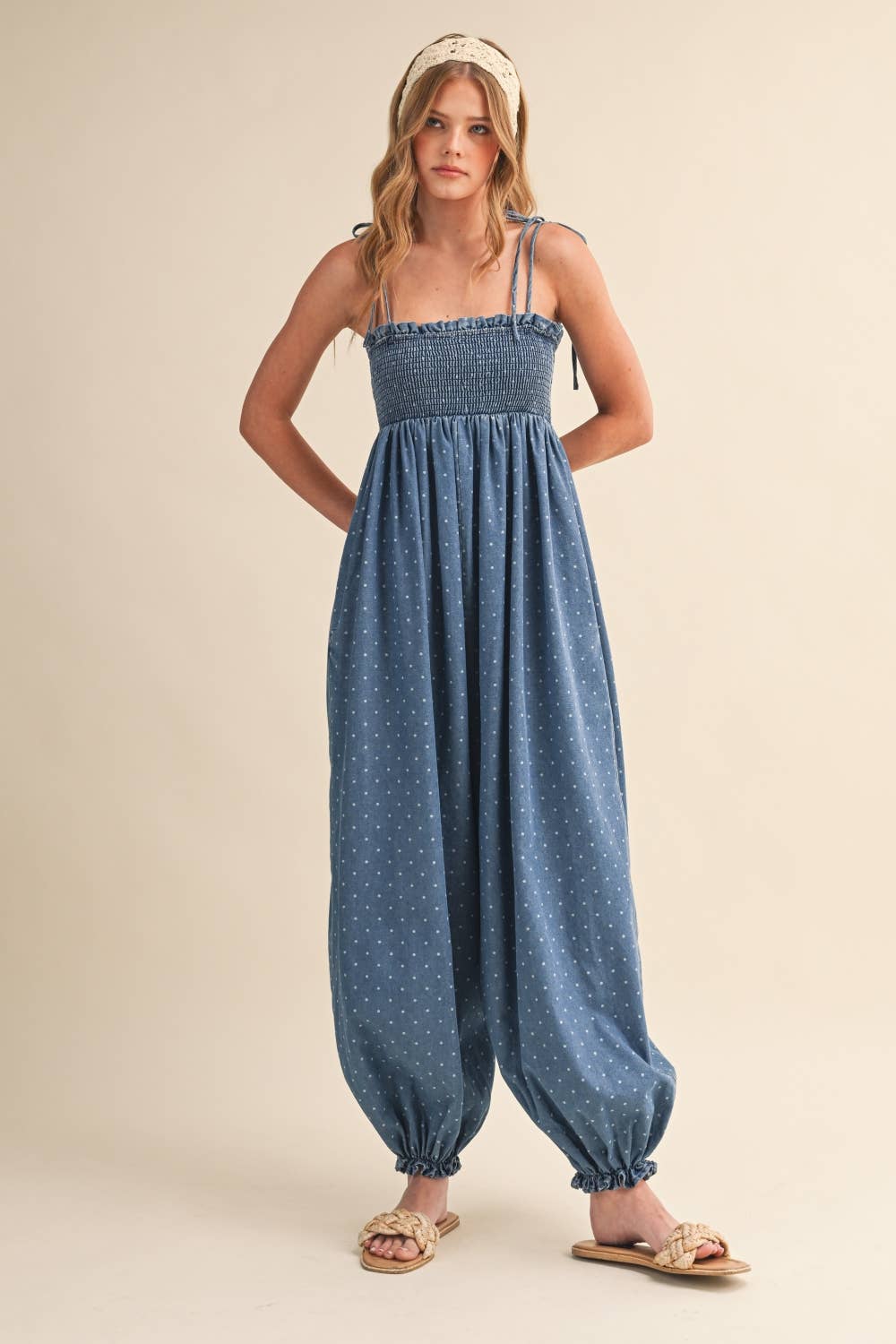 Polka Dot Jumpsuit